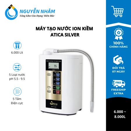 Máy tạo nước ion kiềm Atica Silver