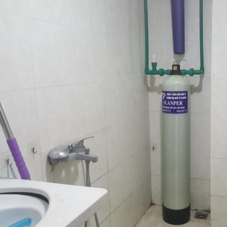 SLP.F101 Cột 1054 đầy đủ vật liệu xử lý nước nhiễm phèn, sắt